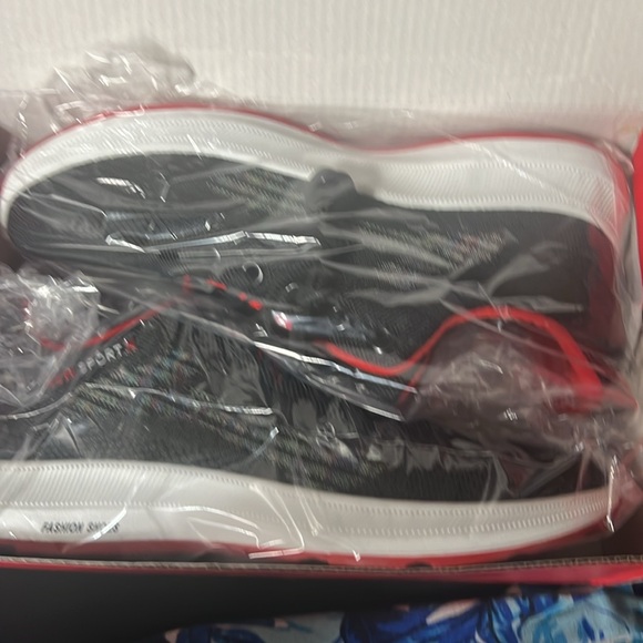 34) Women’s Sneaker - Red Black - Picture 6 of 6